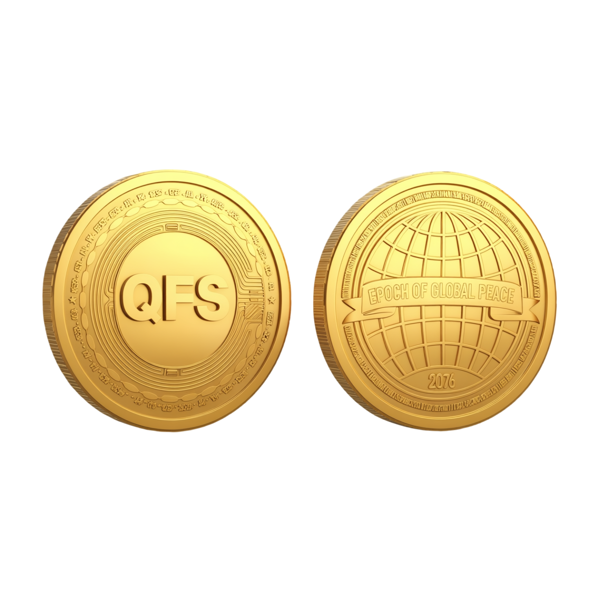 Golden QFS Coin | LIMITED EDITION