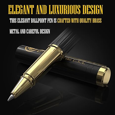 Luxury Black & Gold Executive Pen Set