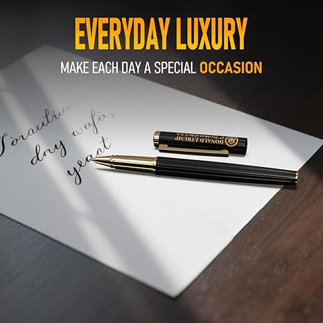 Luxury Black & Gold Executive Pen Set