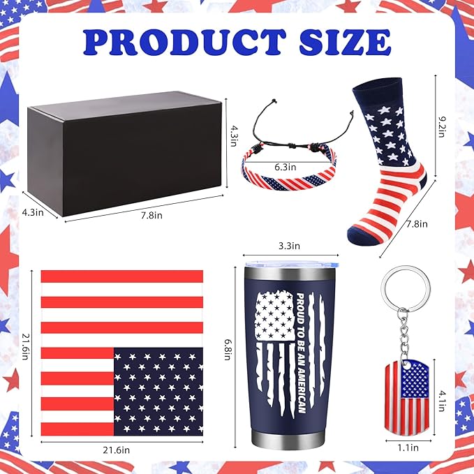 Premium American Patriot Gift Set – 6-Piece Collection