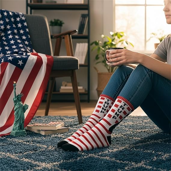 Trump America First Premium Crew Socks