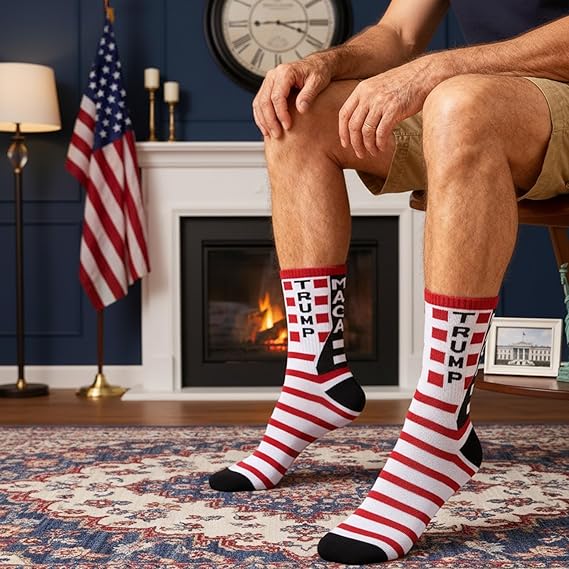 Trump America First Premium Crew Socks